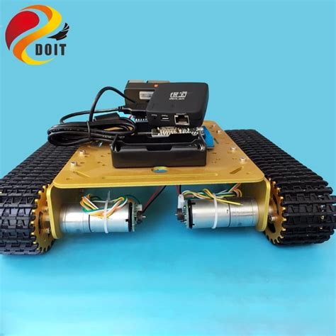 Toys & Hobbies T200 Remote Control WiFi Video robot tank chassis Metal Chassis Mobile Platform ...