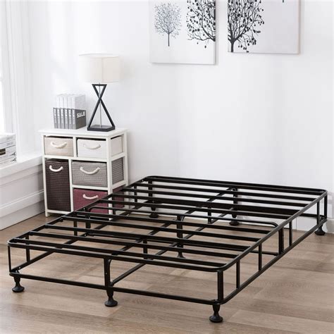 Uenjoy 8 Inch High Smart Box Spring Metal Bed Frame Mattress Foundation ...