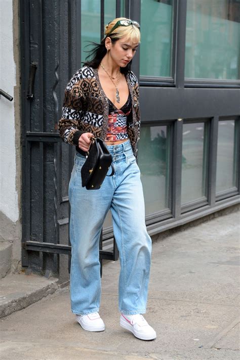 Dua Lipa Street Style - Leaving Her Apartment in NYC 02/20/2020 ...