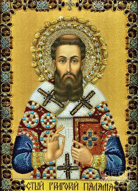 Icon of St. Gregory Palamas Mixed Media by Anna Bandurkina - Pixels