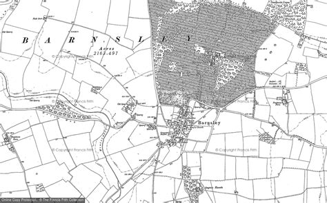 Historic Ordnance Survey Map of Barnsley, 1875 - 1882