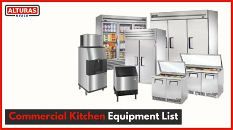 Essential Commercial Kitchen Equipment List - Every Restaurant Needs