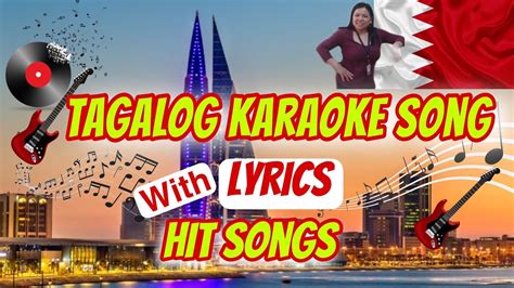 Tagalog Karaoke Song with Lyrics hitsongs - YouTube