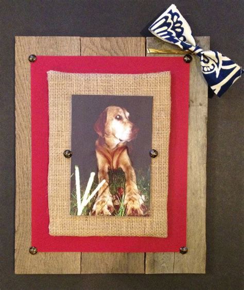 Rustic Wood-Plank Burlap Picture Frame | Etsy | Burlap pictures, Burlap picture frames, Picture ...