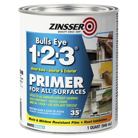 Zinsser ZINSSER 1-2-3 PRIMER QUART at Lowes.com