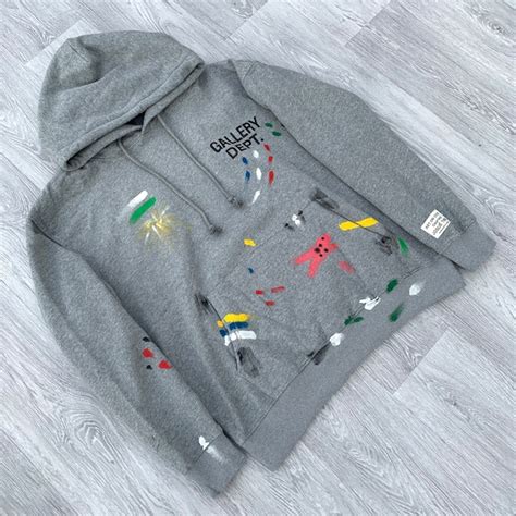 Gallery Dept Paint Splatter Hoodie - Etsy