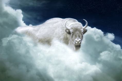 Indian Mystic White Buffalo Stock Photo - Download Image Now - iStock