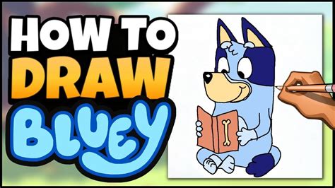 How to Draw Bluey | Back to School | Art for Kids - YouTube