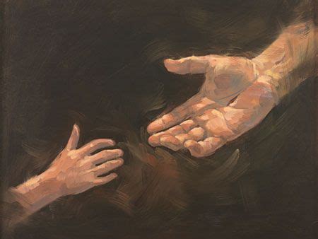 jesus hand reaching out painting - goodrum-armanda