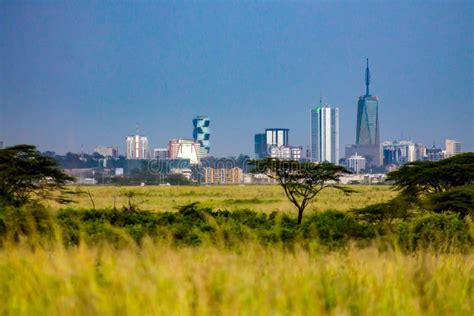 A Skyline View of Nairobi City Stock Photo - Image of build, scrapers ...