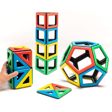 Magnetic Polydron Extra Shapes Set