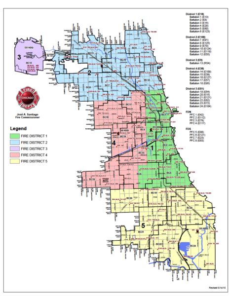 Chicago Fire Department battalion map « chicagoareafire.com