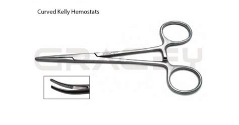 Kelly Forceps Curved for Research