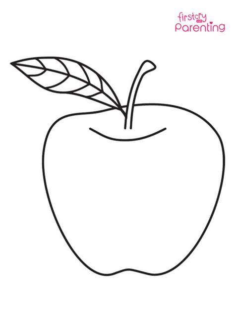 Details 154+ apple drawing for colouring - vietkidsiq.edu.vn