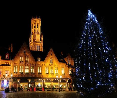 Christmas tree in bruges for the christmas market Bruges Christmas ...