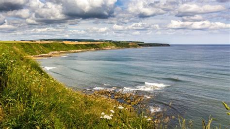 Cayton Bay, Famous For Its Sandy Sheltered Beach