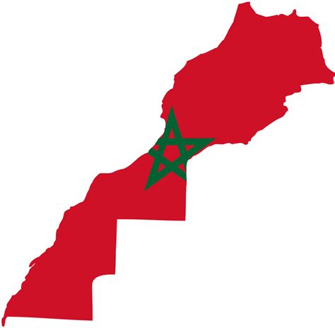 Flag Map of Morocco | Morocco, Flag, Flags of the world