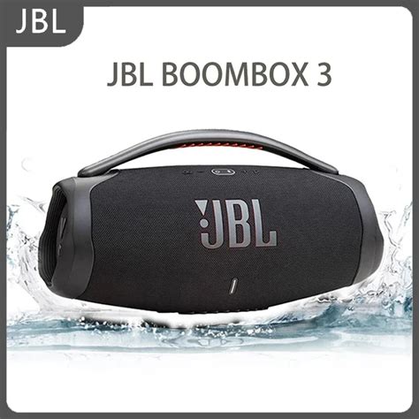 JBL BOOMBOX 3 Original Portable Bluetooth Speaker Subwoofer Outdoor ...