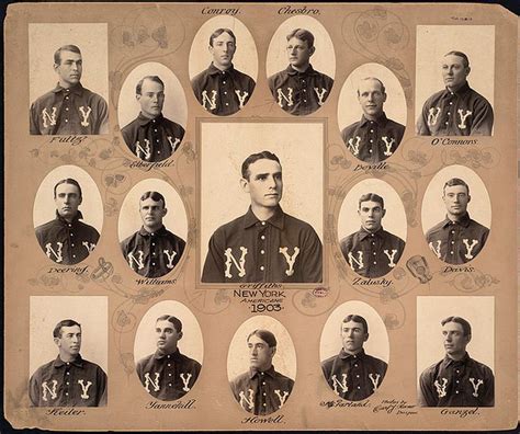 1903 New York Highlanders Baseball Team - KID ELBERFELD