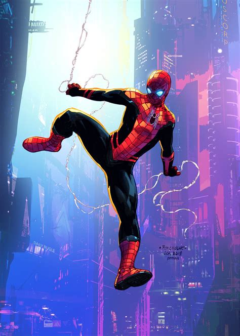 ArtStation - Into The Spiderverse , Prasad Patanik (Pressy) | Spiderman ...