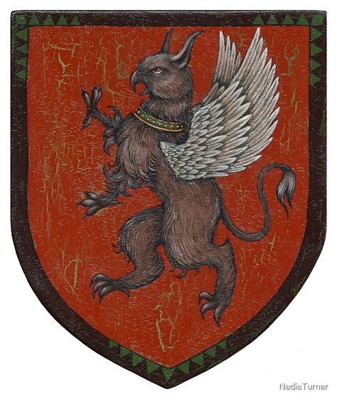 "Gryphon Shield" by NadiaTurner | Redbubble