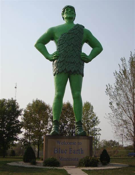 Jolly Green Giant Statue (Blue Earth, Minnesota) | The 55 fo… | Flickr