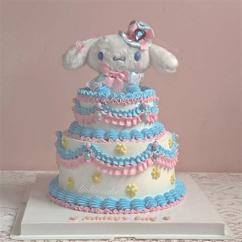 Sanrio cinnamoroll cake | Pretty birthday cakes, Cute birthday cakes ...