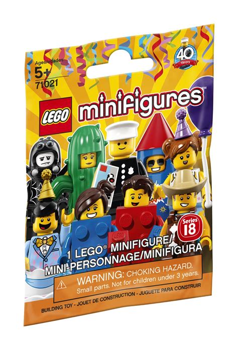 LEGO Minifigure Series 18: Party - 1 Figure Building Kit 7 pieces ...