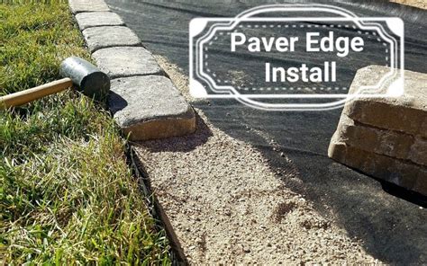 Installing a Paver Edge - This Homemade Home | Paver edging, Concrete ...