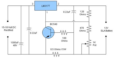 Lead Acid Battery Charger Circuit | Circuit Diagram