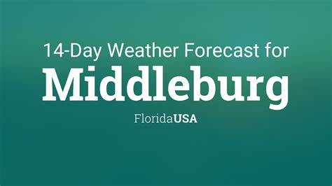 Middleburg, Florida, USA 14 day weather forecast