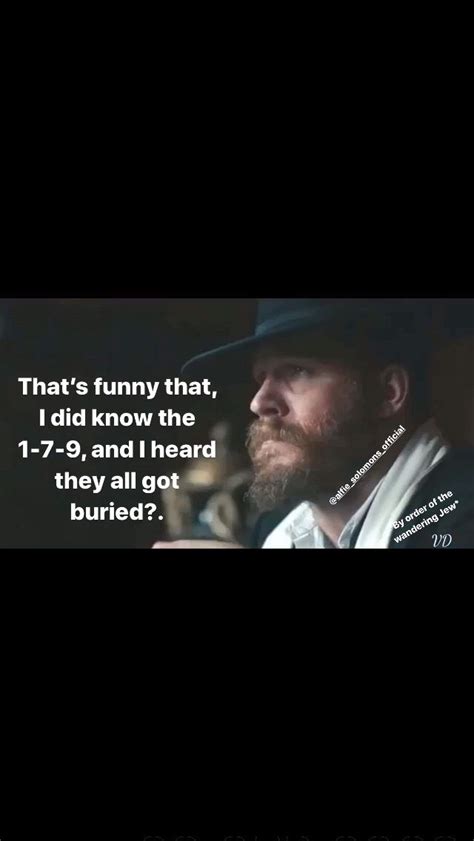 Alfie Solomon’s/ Peaky Blinders | Alfie solomons, Memes quotes, Memes