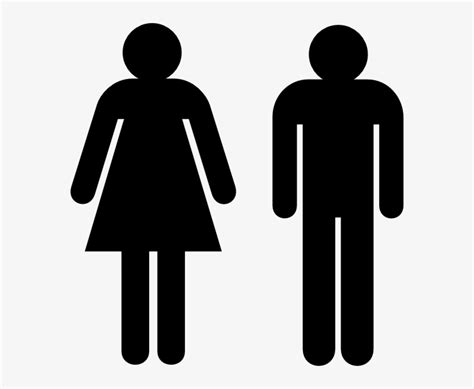 Boy And Girl Bathroom Sign - Male And Female Toilet Signs Transparent PNG - 576x594 - Free ...