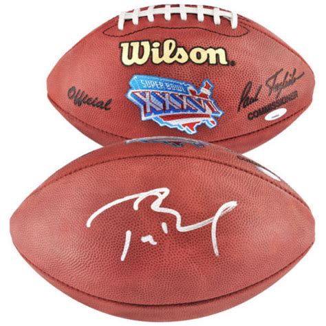 Tom Brady Signed Authentic Super Bowl XXXVI NFL Football (Tristar) | Pristine Auction