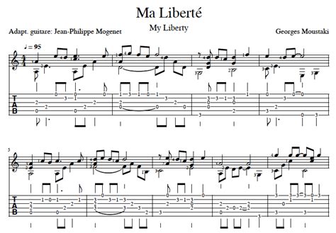 Ma Liberté - Guitaranthem