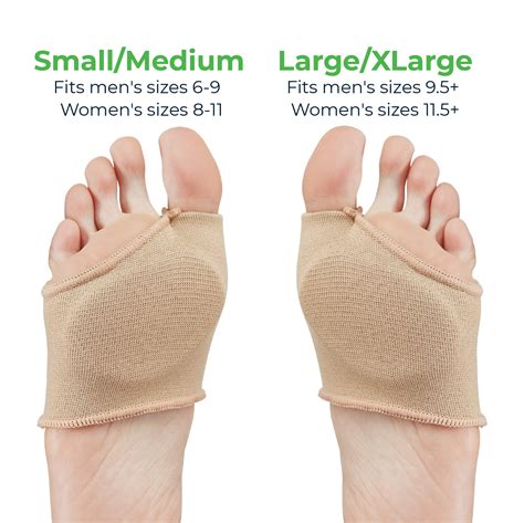 NatraCure Gel Metatarsal Pads With Metatarsalgia Forefoot Cushion - For ...