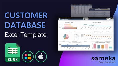 Customer Database Template | Track, Manage and Analyze customer data in ...