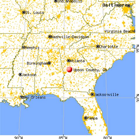 Upson County, Georgia detailed profile - houses, real estate, cost of ...