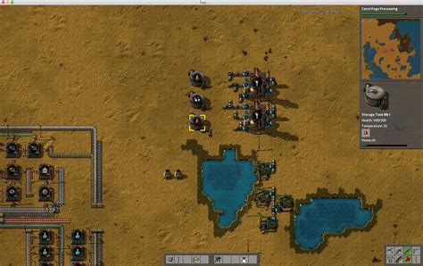 How I layout my early oil processing : r/factorio