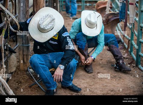 Texas rodeo cowboys Stock Photo - Alamy