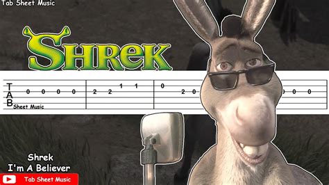 Shrek - I'm A Believer Guitar Tutorial - YouTube