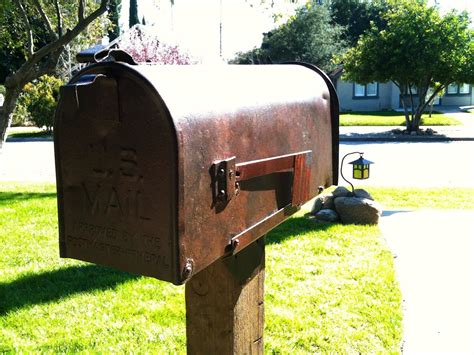 American Flag Mailbox Beautiful and Rustic