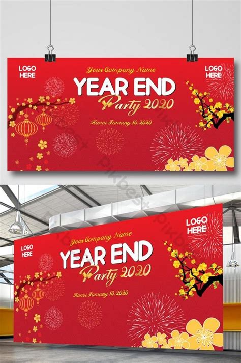 Year End Party 2021 Vietnam Backdrop | AI Free Download - Pikbest | Party banner design ...