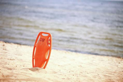 Lifeguard Beach Rescue Equipment Stock Image - Image of summer, orange: 36026427