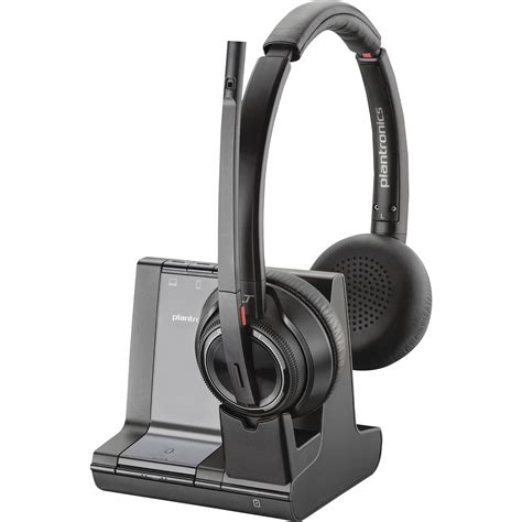 Poly Savi Wireless Headset System, Black - Walmart.com - Walmart.com