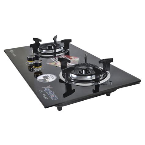 Astron Built-In Double Burner Gas Stove W/HOB& Tempered Glass Top GS-9090 | HMR Shop N' Bid