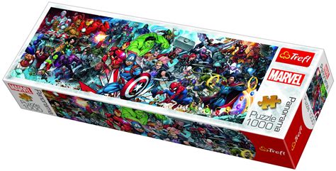 Trefl 1000 Piece Panorama Adult Large Join The Marvel Universe Jigsaw ...