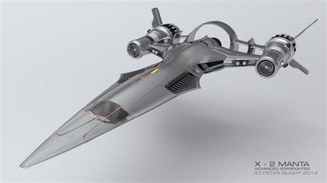 X - 2 MANTA Advanced Starfighter WIP (Now fully armed! :D 28 November) : Star Citizen # ...