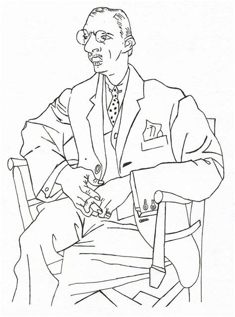 Portrait of Igor Stravinsky by Pablo Picasso ️ - Picasso Pablo