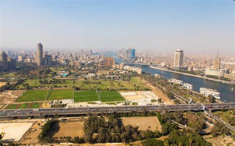 Skyline of egypt cairo editorial image. Image of aerial - 61355495